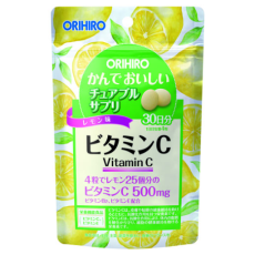 Orihiro Chewy Chewable Supplement Vitamin C (120 tablets)